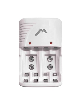 Cargador De Baterías Mitzu Compatible Con Doble A, Triple A, 9V Y Ni-cd