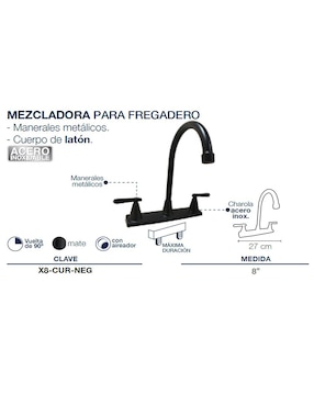 Mezcladora para cocina Alfa