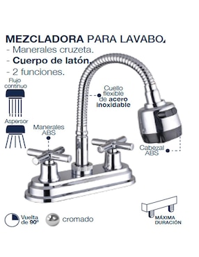Mezcladora para lavabo Alfa