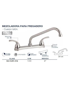 Mezcladora para cocina Alfa