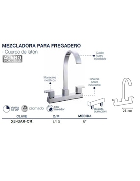 Mezcladora para cocina Alfa
