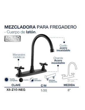 Mezcladora para cocina Alfa