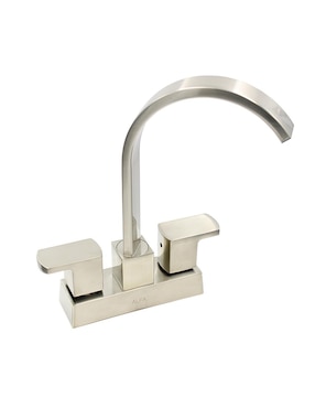 Llave Mezcladora Para Baño Lavabo Alfa Satinado Latón