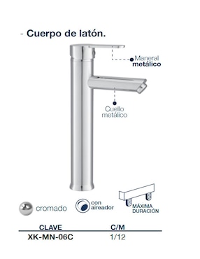 Monomando para lavabo Alfa