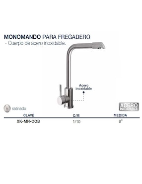 Monomando para cocina Alfa