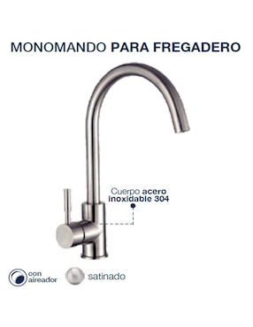 Monomando para cocina Rubinett