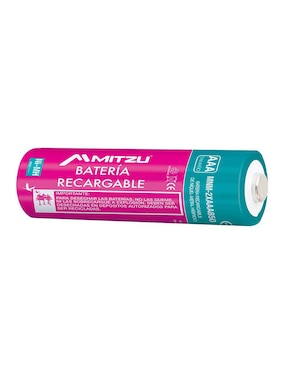 Kit de 2 baterías recargables AAA de Ni-mh Mitzu