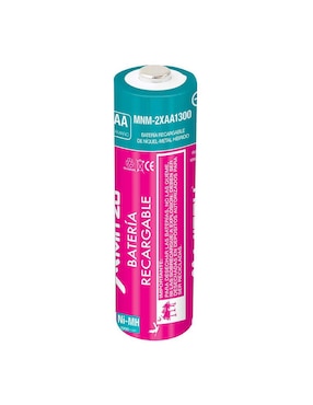 Kit de 2 baterías recargables AA de Ni-mh Mitzu
