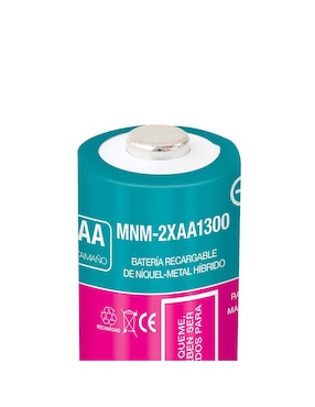 Kit de 2 baterías recargables AA de Ni-mh Mitzu