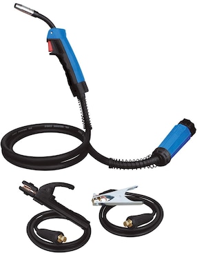 Soldadora para microalambre y electrodo AKSI 210 Amps 220V