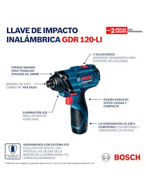 Kit de taladro atornillador inalámbrico Bosch 06019g80g4 de 12 v