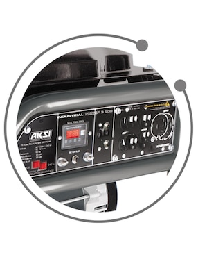 Generador de gasolina AKSI 8000W arranque automático industrial