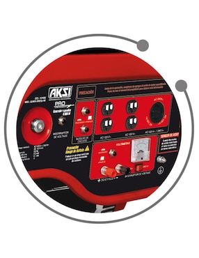 Generador de gasolina AKSI 8000W con arranque electrónico PRO