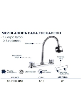 Mezcladora para cocina Alfa
