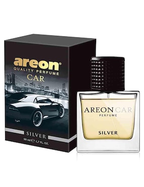 Aromatizante Areon Car Perfume Glass Aroma Silver 50 Mililitros