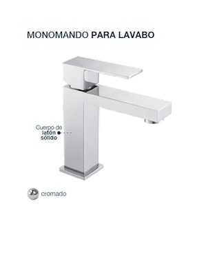 Monomando para lavabo Rubinett