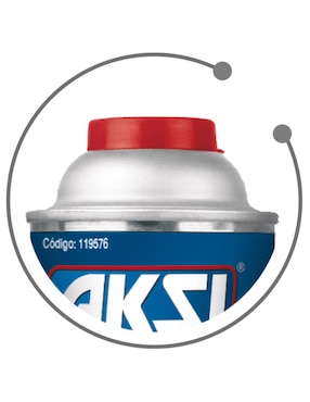 Set de aire comprimido para aerógrafos 12 piezas AKSI 500 ml