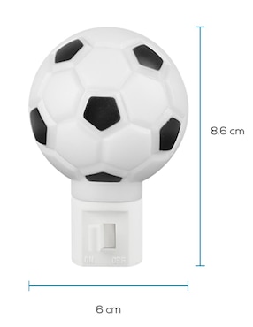 Set de luz de noche con interruptor 12 piezas AKSI Fútbol