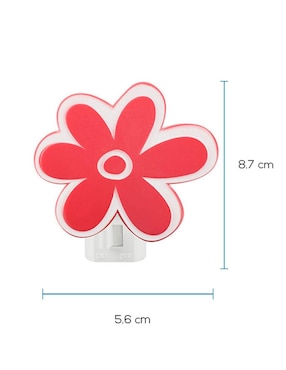 Luz de noche con interruptor AKSI Flor pack de 12