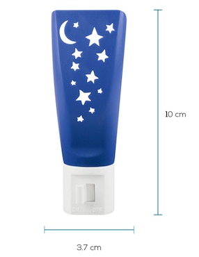 Set de luz de noche con interruptor 12 piezas AKSI lunas y estrellas