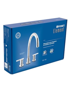 Mezcladora para fregadero cuello alto Element Foset