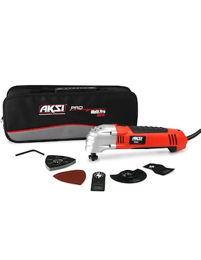 Multiherramienta oscilante 300W-AKSI-profesional con accesorios intercambiables
