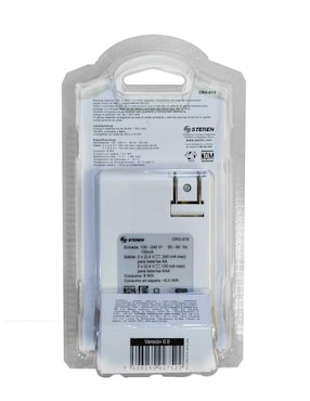 Cargador de pilas Steren compatible con pilas AA