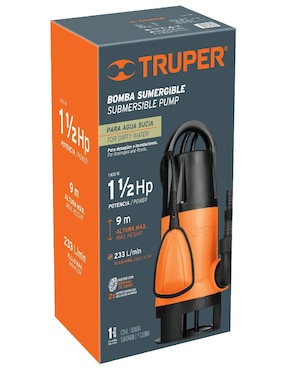 Bomba de agua sumergible Truper