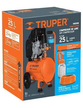 Set compresor Truper COMP-KIT25 25 L 3 HP