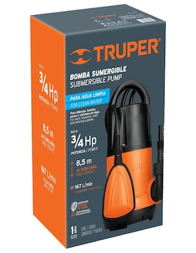 Bomba de agua sumergible Truper