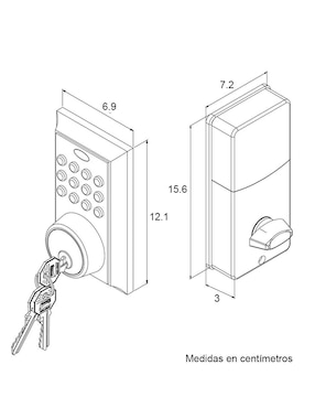 Cerradura digital Phillips PCD265