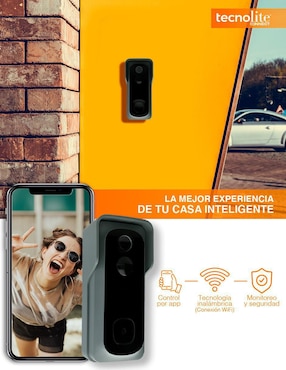 Timbre inalámbrico Tecnolite DBEXT7SVCDTCW