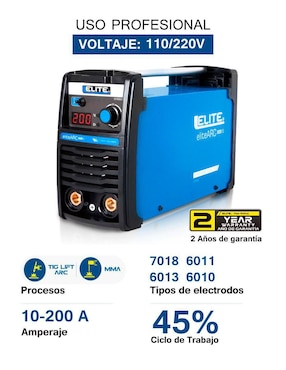 Soldadora Elite SI7200DV 200 A