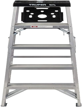 Escalera tipo tijera con bandeja Truper EST-34
