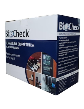 Cerradura digital BioCheck NB-CZ10D biométrica
