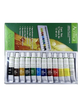 Estuche de pinturas acrílicas Rodart