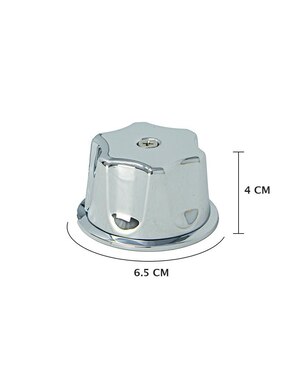 Juego de manerales para regadera con chapetón Dica QDG