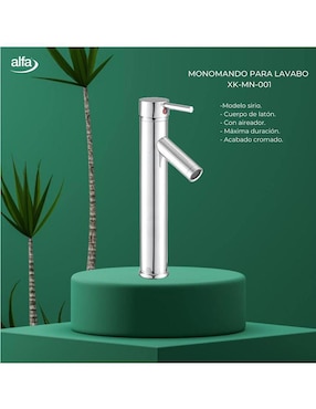 Monomando para baño Alfa