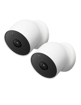 Kit 2 cámaras de seguridad Nest inalámbrica para exterior