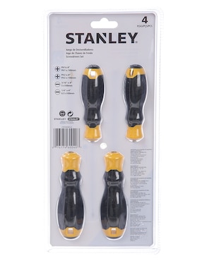 Desarmador multipuntas Stanley STMT60040-LA 4 piezas