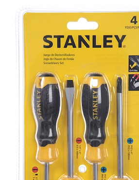 Desarmador multipuntas Stanley STMT60040-LA 4 piezas