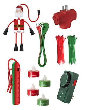 Kit Multicontacto Navideño Steren