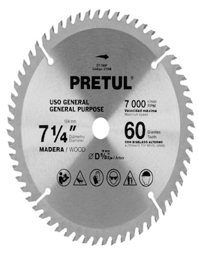 Set 3 Discos para sierra de hierro Pretul