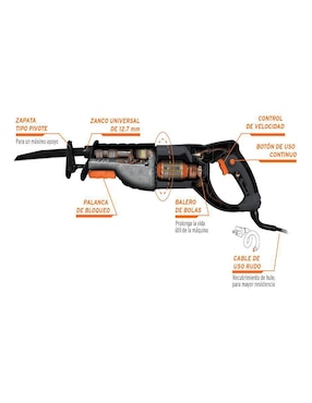 Sierra Sable Truper sisa-n2 900 W