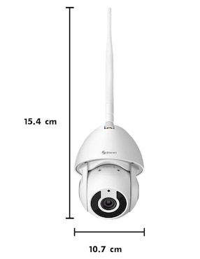 Cámara individual de seguridad Steren alámbrica e inalámbrica para interior y exterior