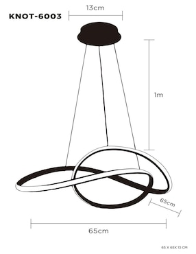 Lámpara Luxica Lighting led Knot