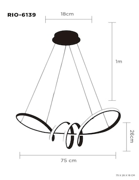 Lámpara Luxica Lighting led Rio