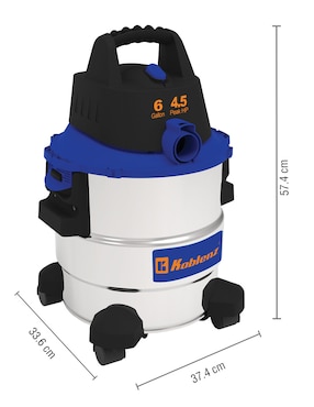 Aspiradora Koblenz wd-l212 6 litros