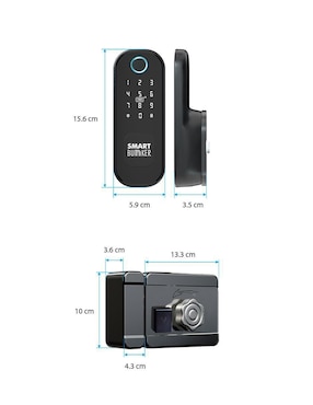 Cerradura para empotrar Smart Bunker de combinación