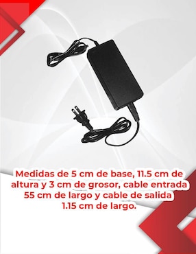 Eliminador fuente Secucore 12V 4A